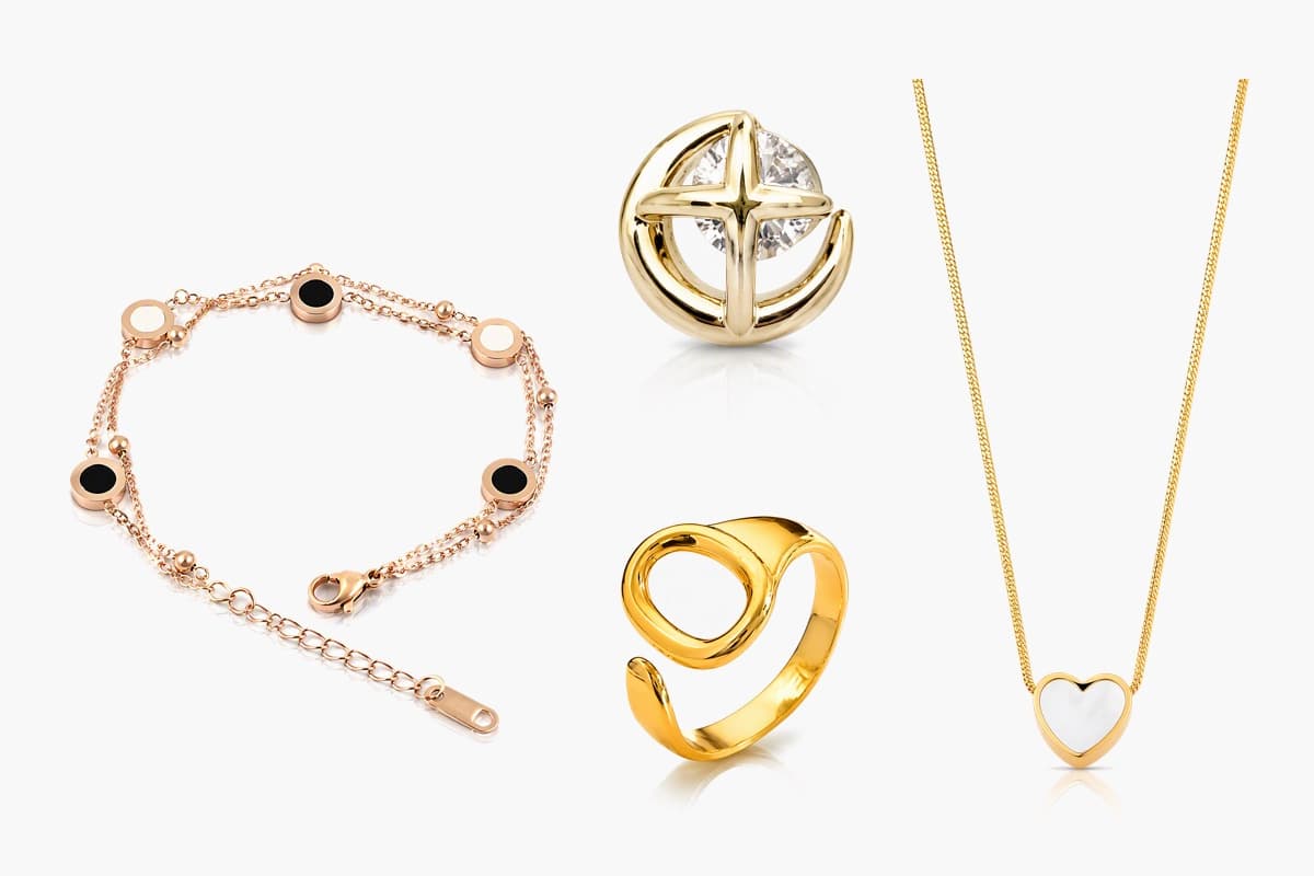 Minimalist Cross Circle Stud Earrings