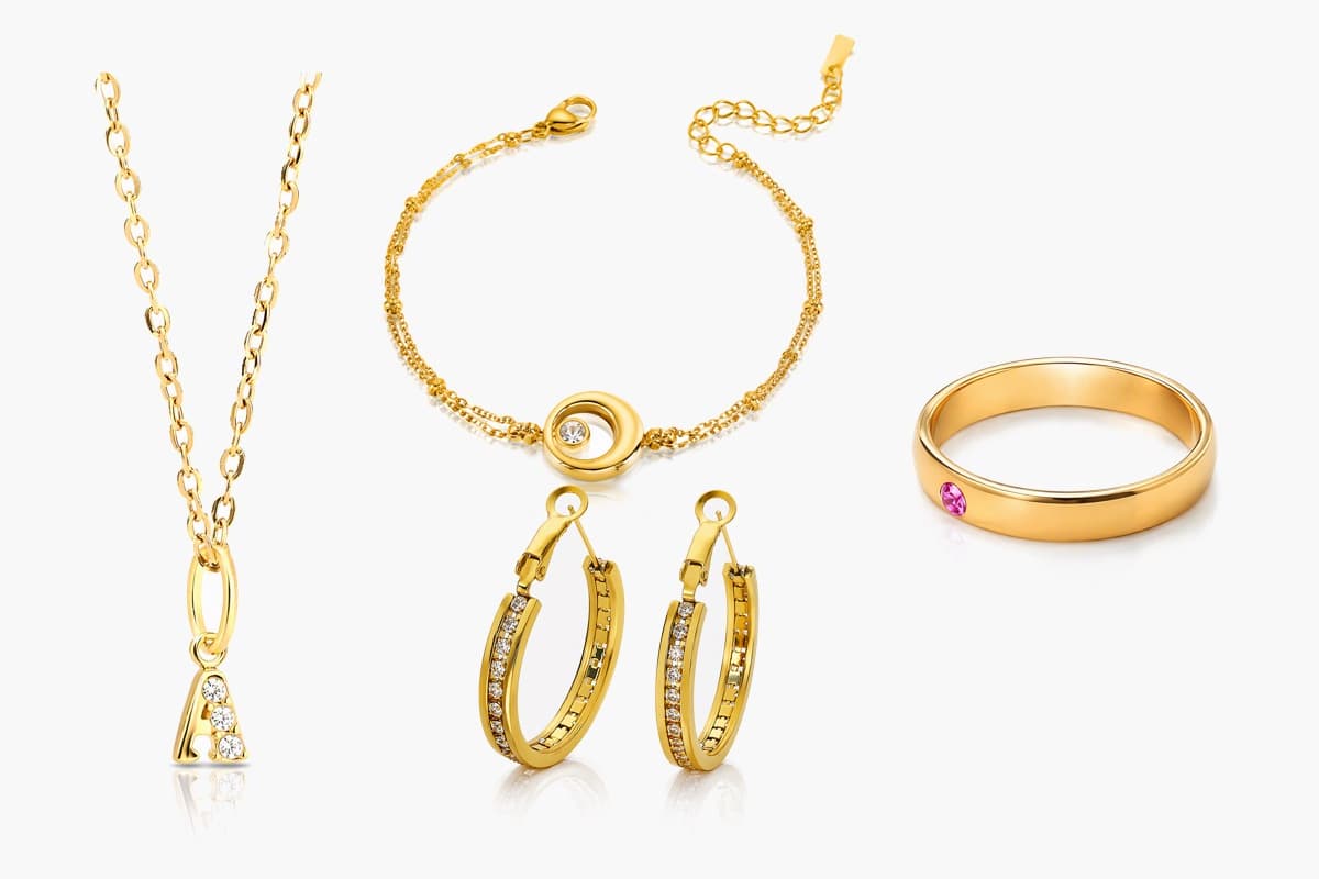 Elegant Paved Hoop Earrings