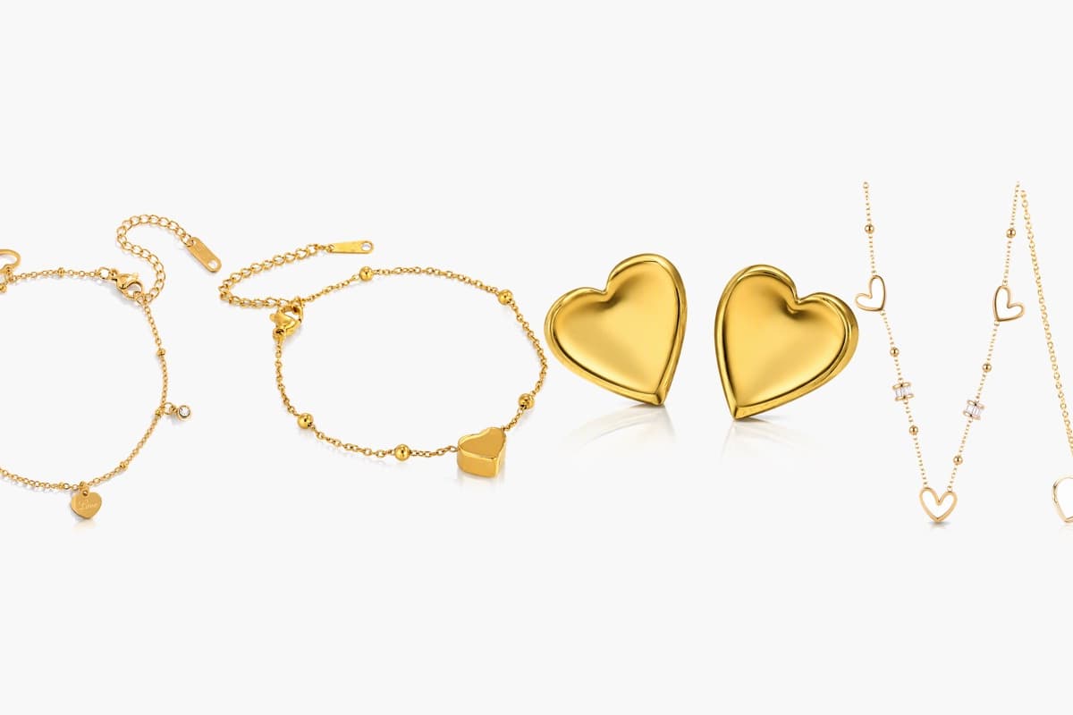 Dainty Open Heart Pendant Necklace