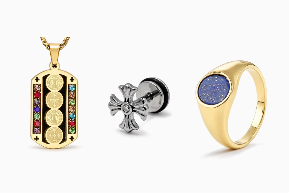 Cross Stud Earrings