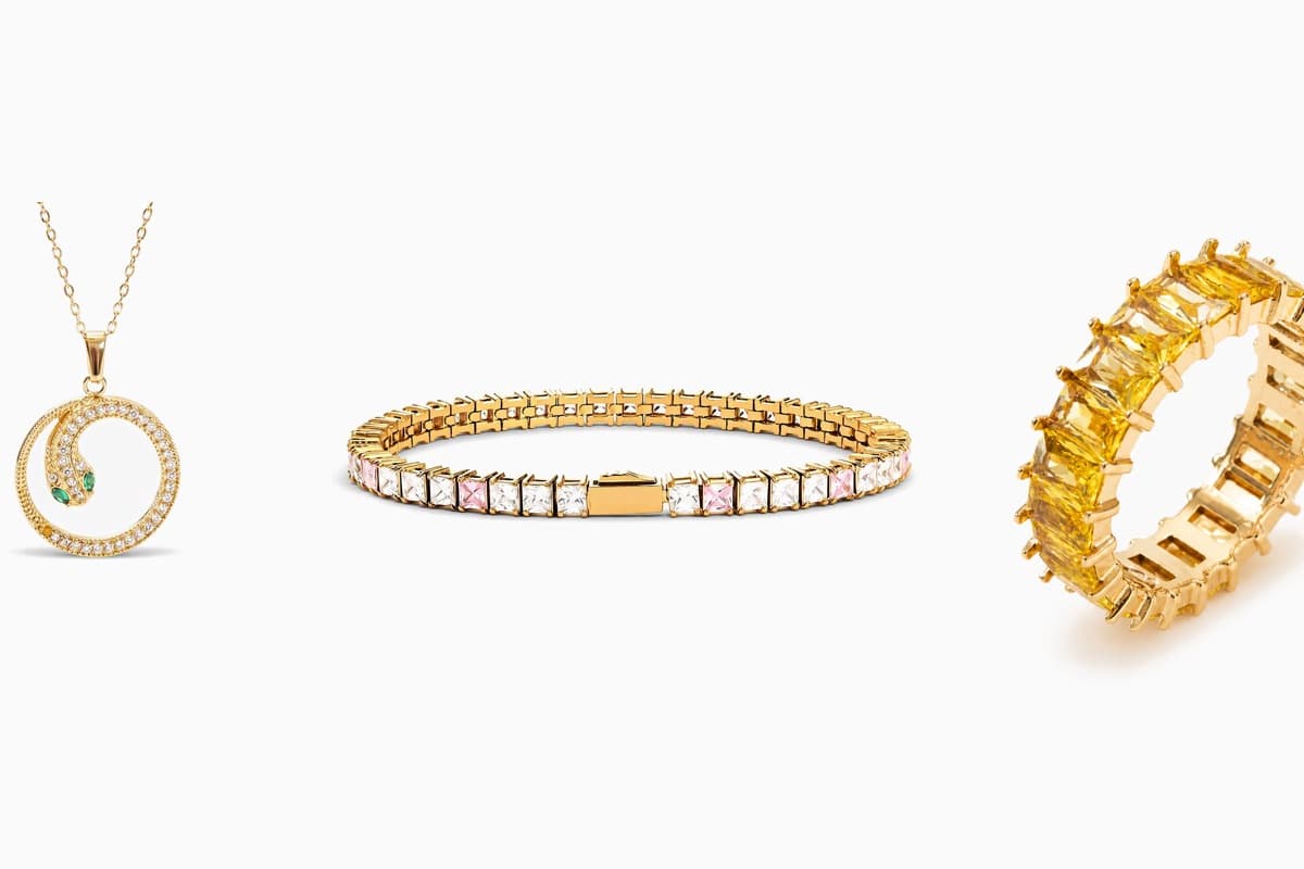 Elegant Square Stone Tennis Bracelet