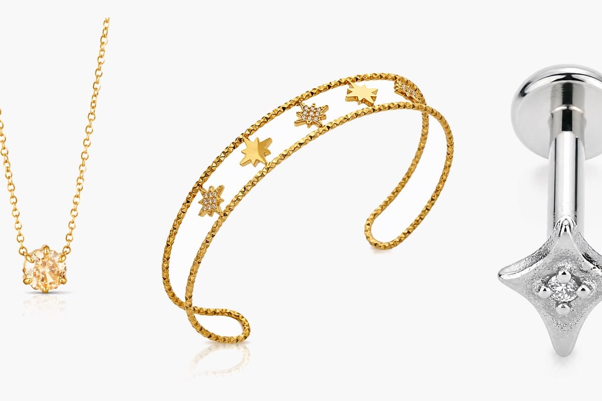 Dainty Star Stud Earrings