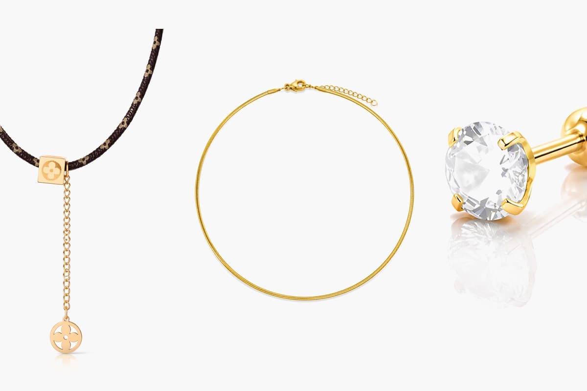 Dainty Flower Charm Cord Necklace