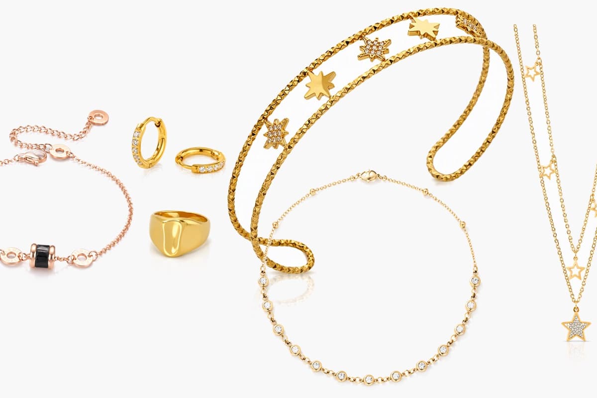 Dainty Paved Open Hoop Earrings