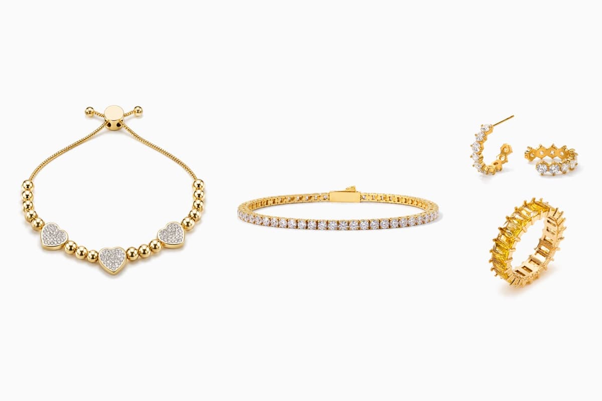 Dainty Stone Huggie Earrings