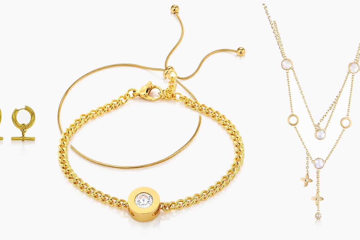 Dainty Flower Disc Layered Necklace