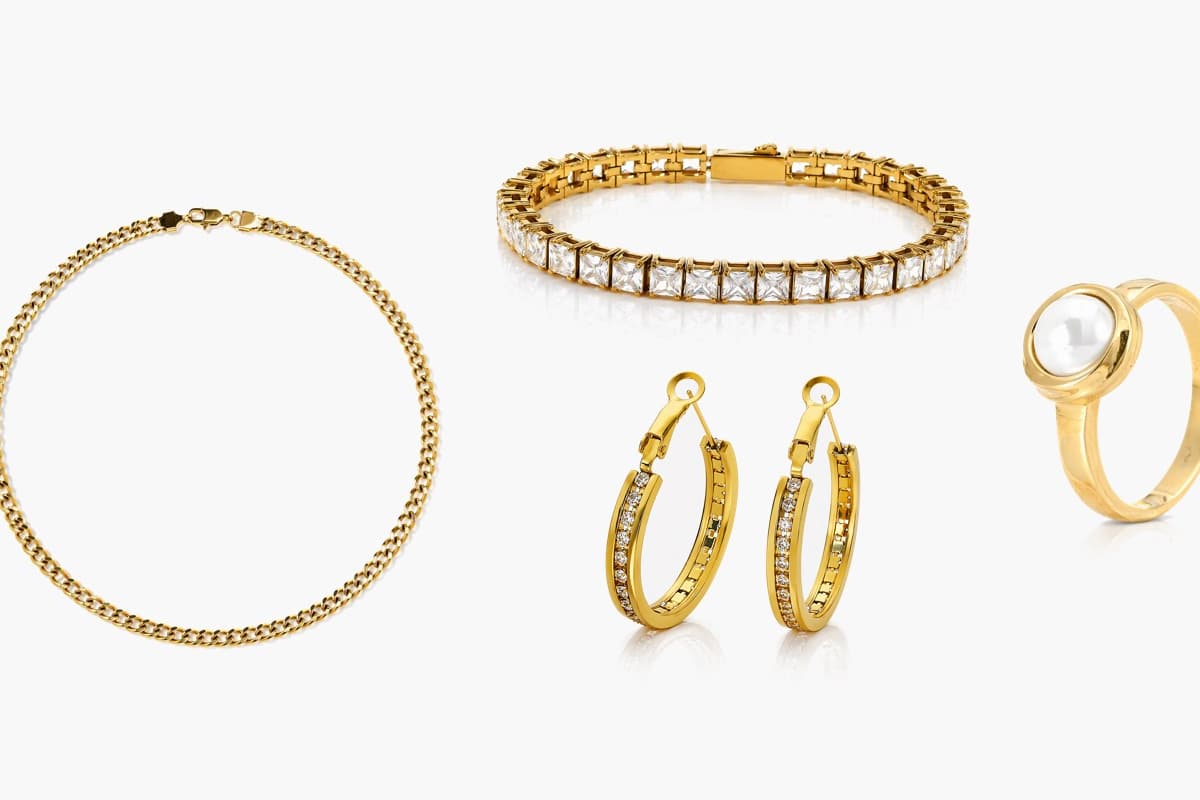 Elegant Paved Hoop Earrings