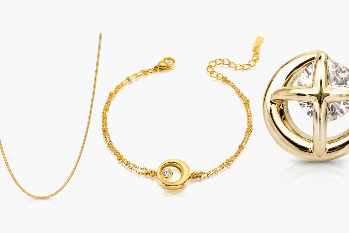 Dainty Circle Disc Necklace