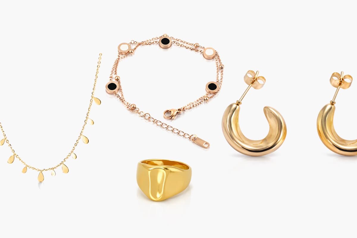 Chunky Crescent Moon Hoop Earrings