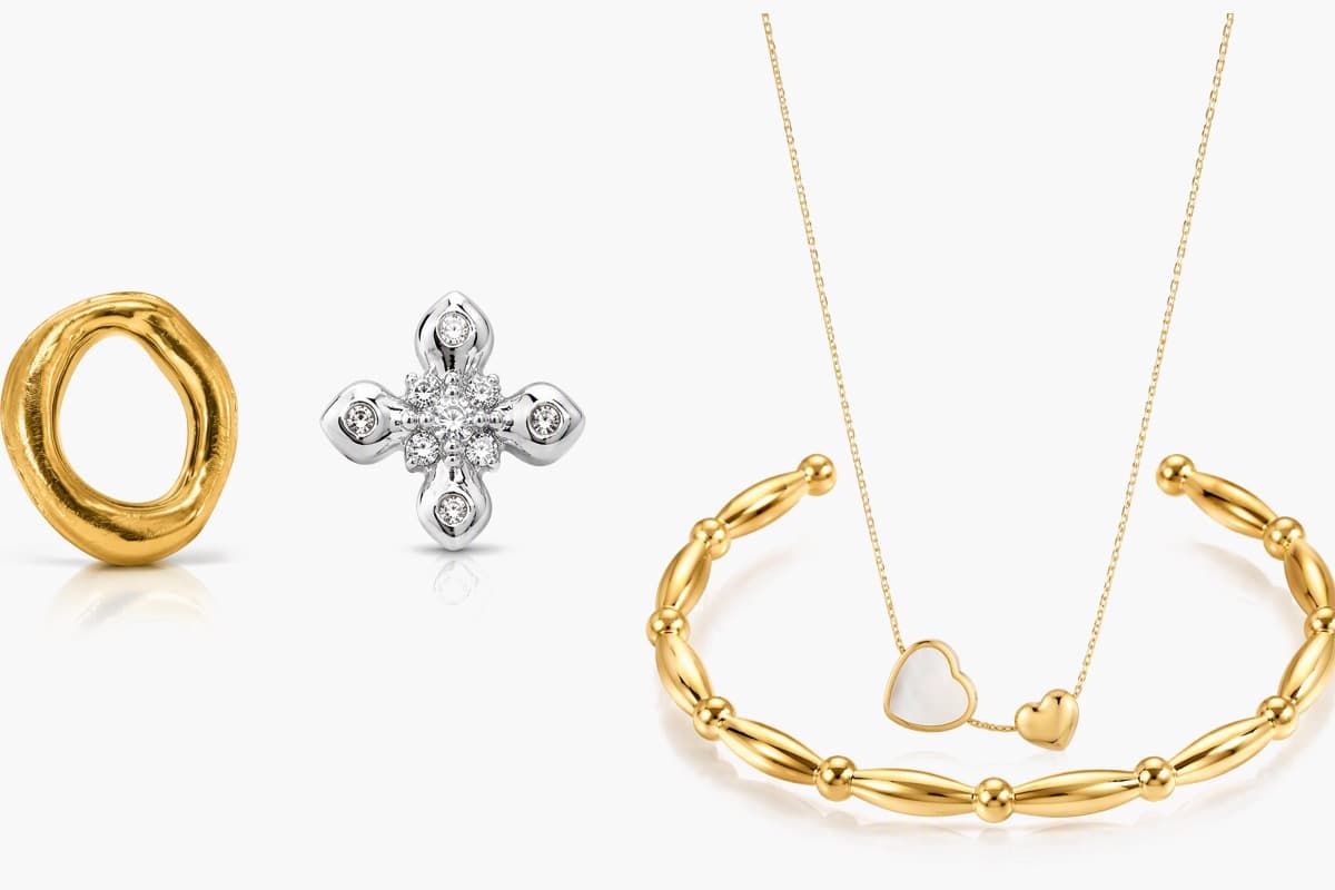 Dainty Cross Stud Earrings
