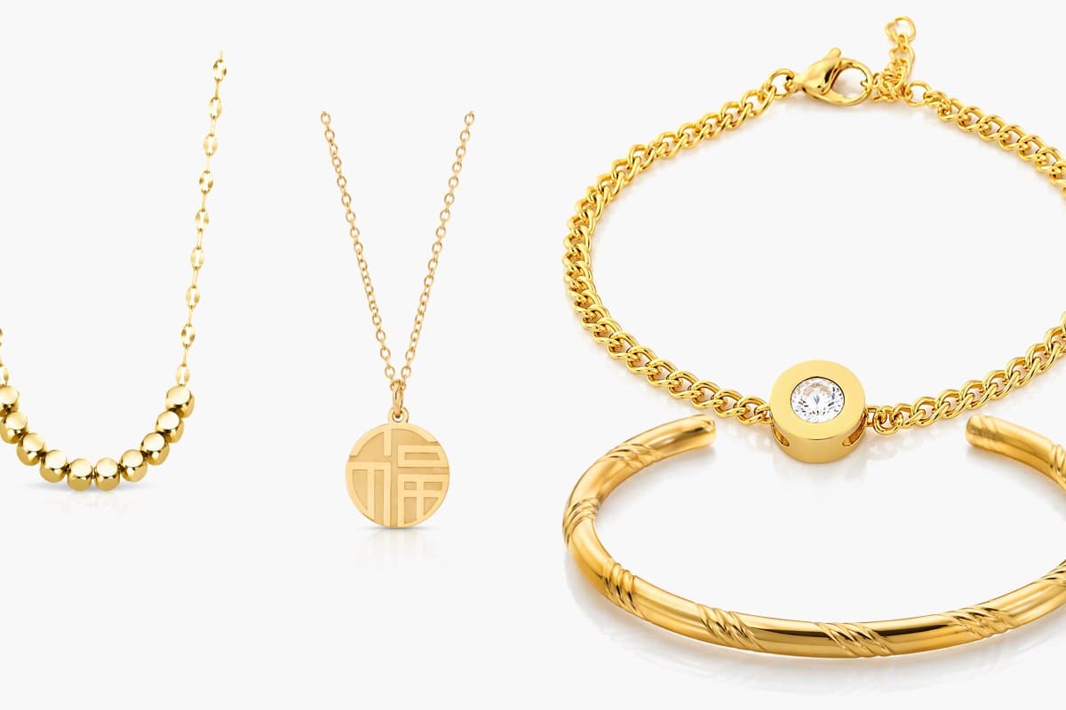 Minimalist Disc Bead Necklace