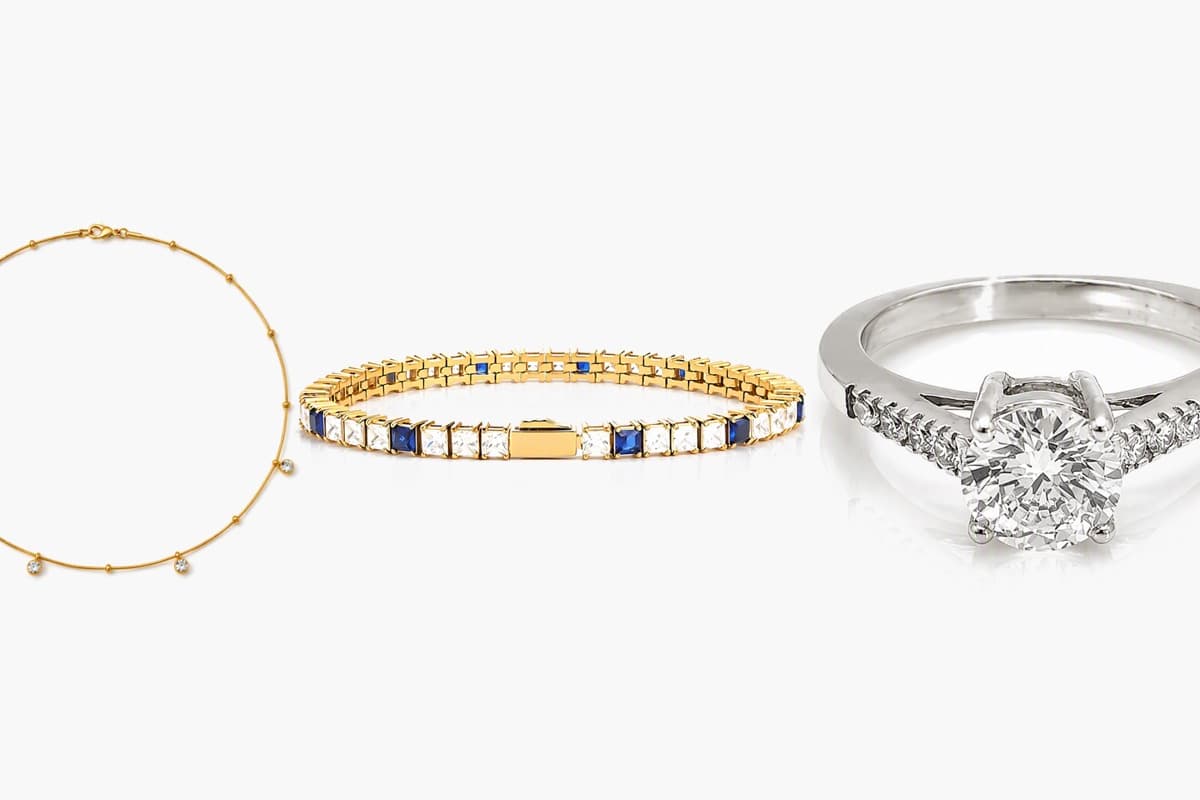 Square Stone Tennis Bracelet