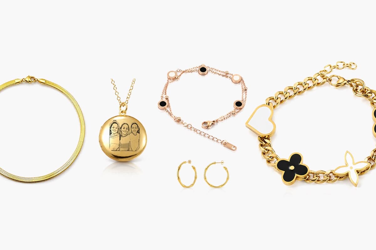 Round Photo Locket Necklace