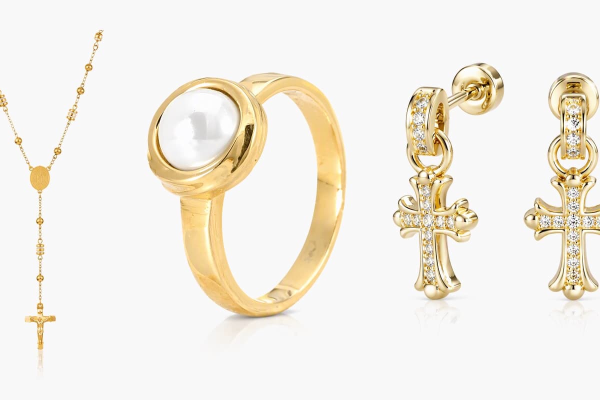 Dainty Cross Drop Earrings