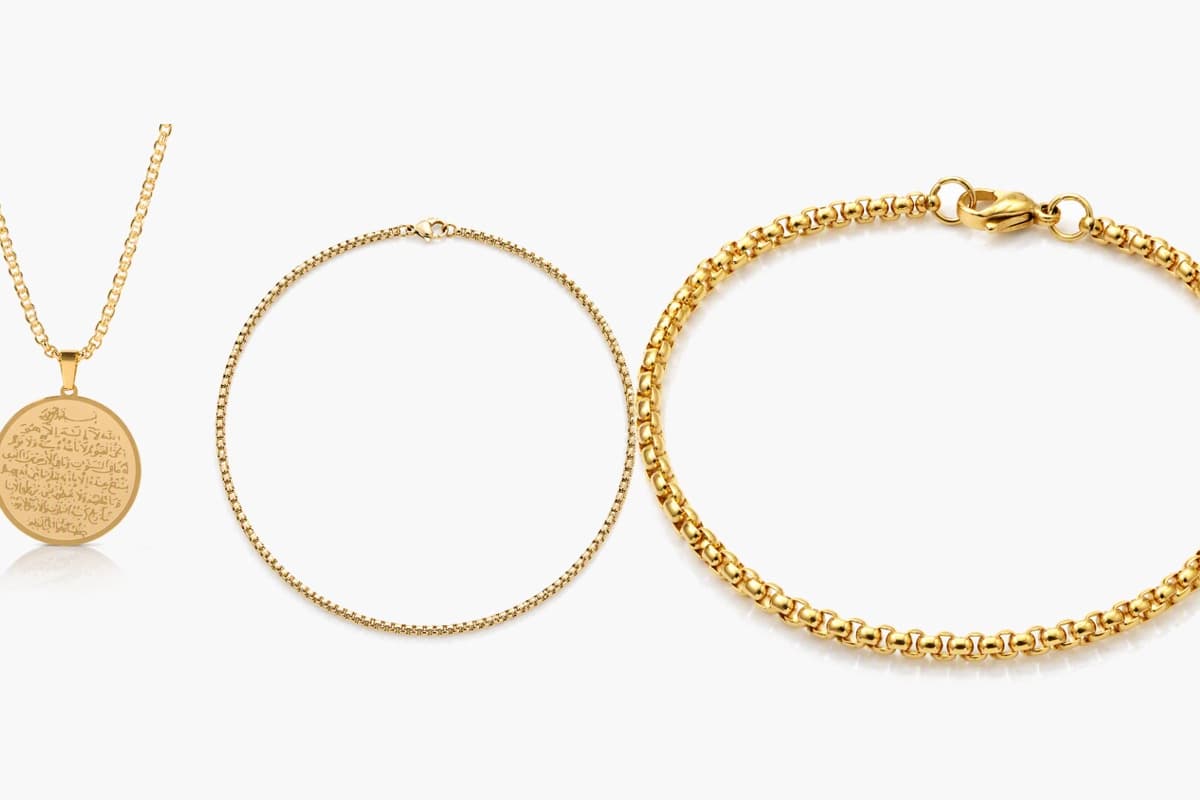 Square Roll Chain Bracelet