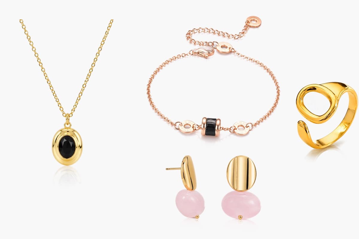 Oval Drop Earrings