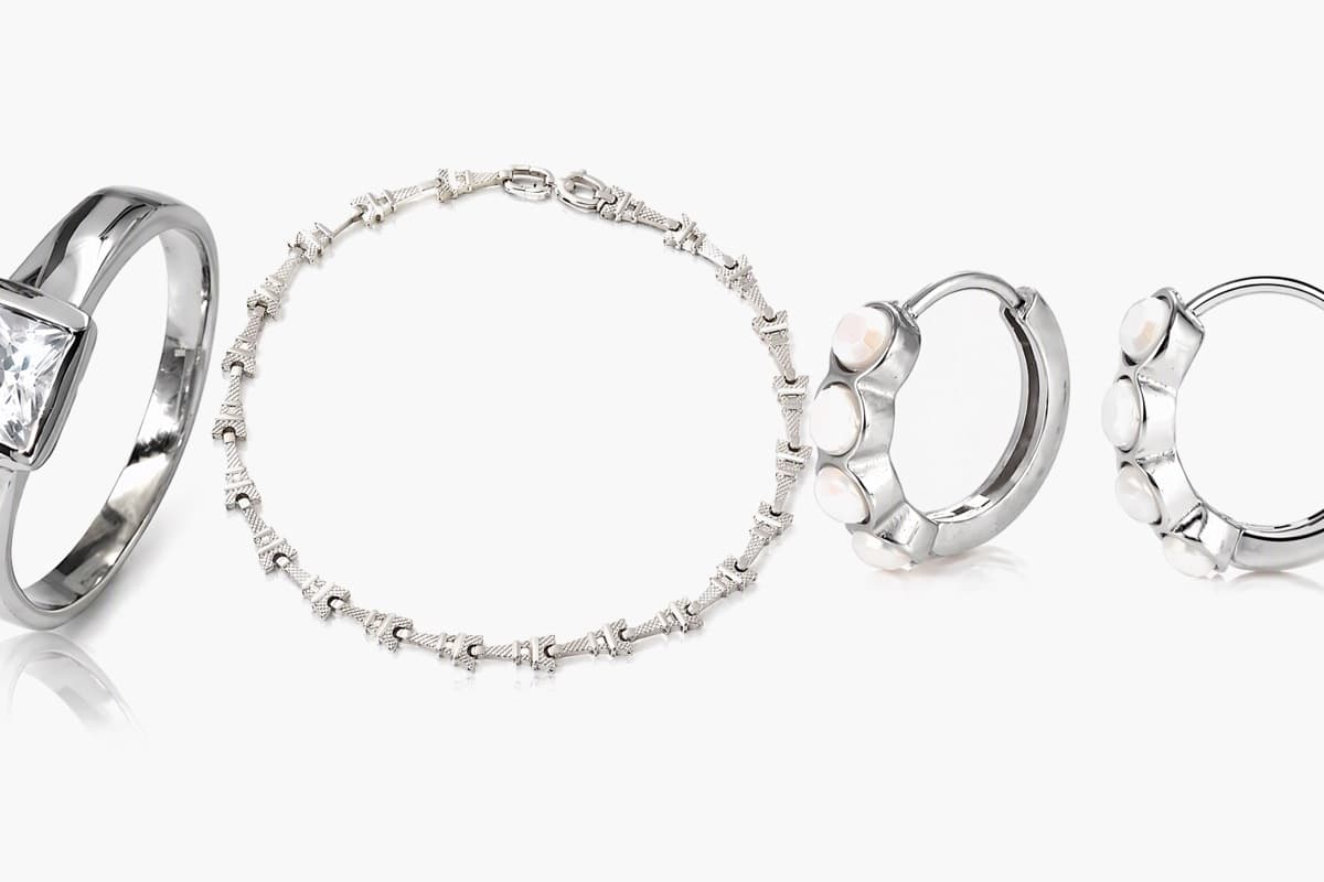 Three-Stone Huggie Earrings