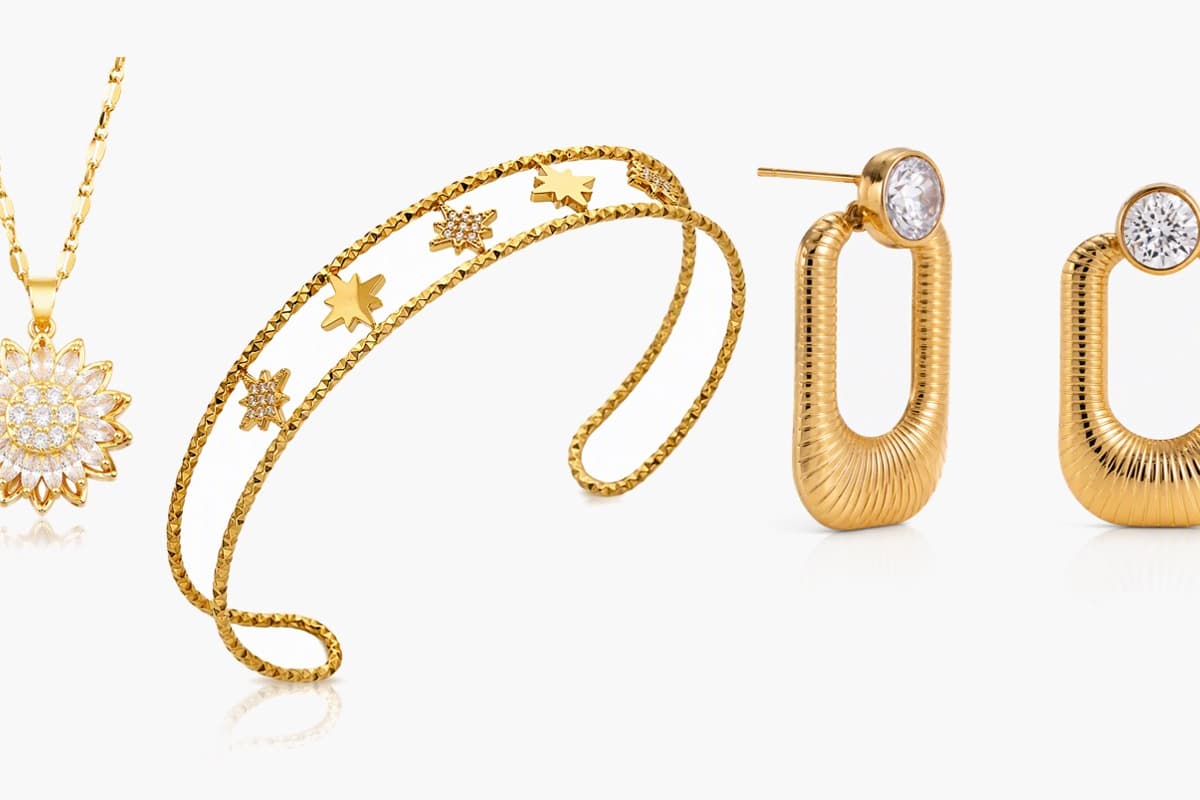 Trendy Ribbed Oval Drop Earrings