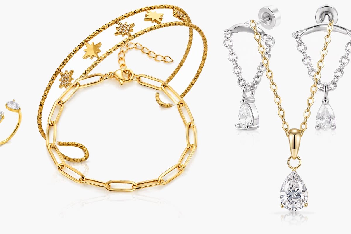 Elegant Pear Drop Pendant Necklace