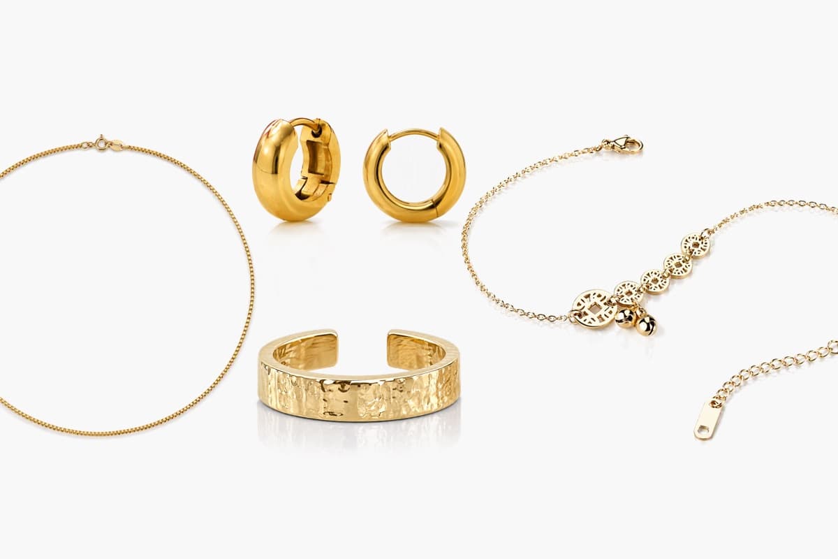 Chunky Open Cuff Hoop Earrings