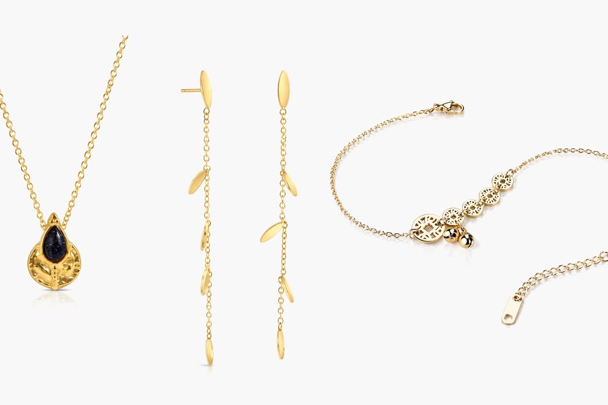 Leaf Branch Pendant Necklace