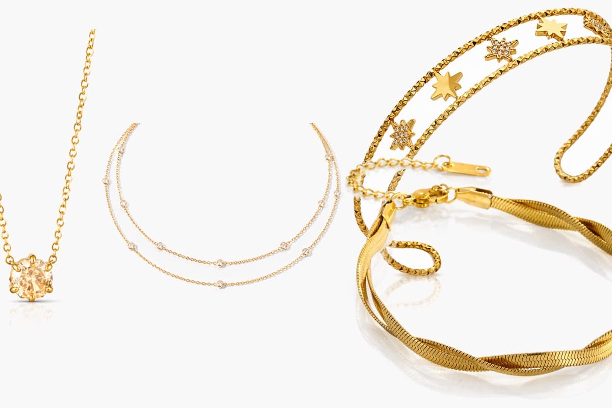 Dainty Single Stone Pendant Necklace