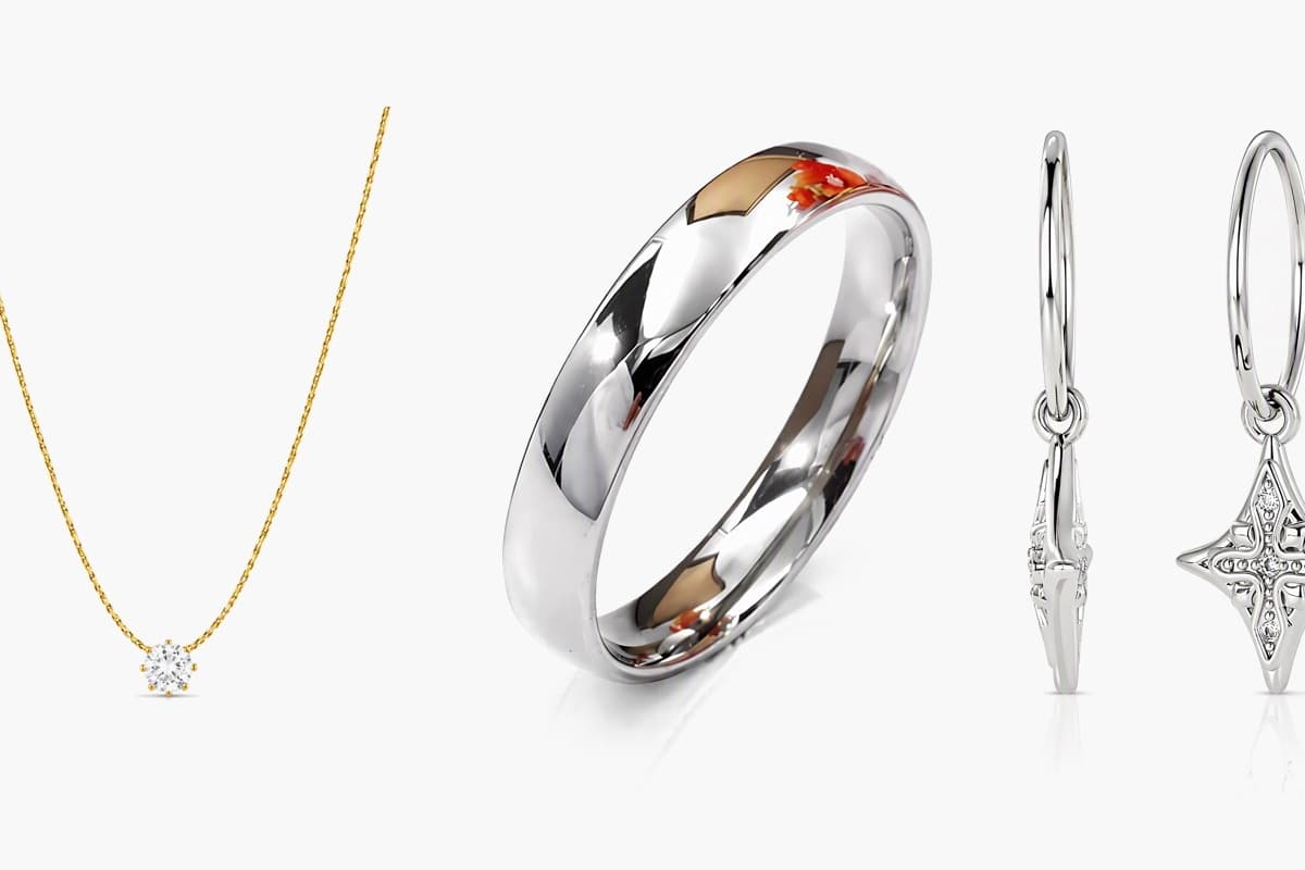 Cross Charm Hoop Earrings