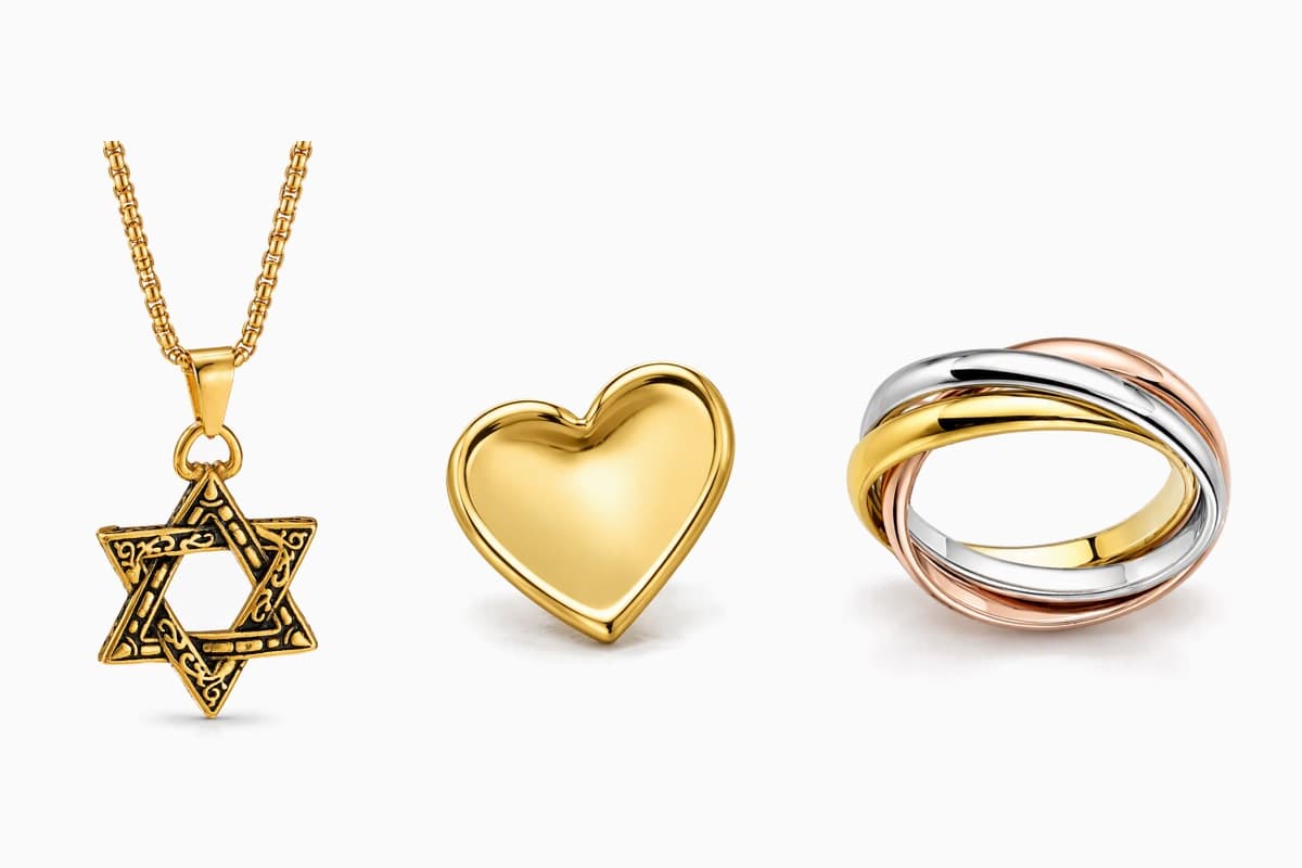 Vintage Star of David Pendant Necklace