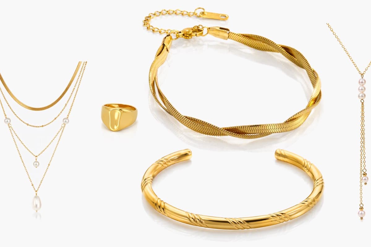 Dainty Three-Stone Lariat Necklace