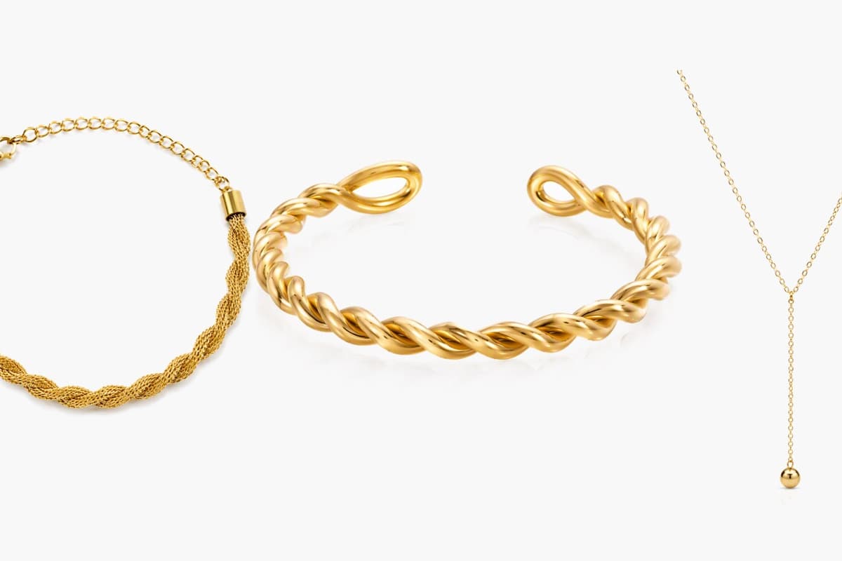 Twisted Rope Open Cuff Bracelet
