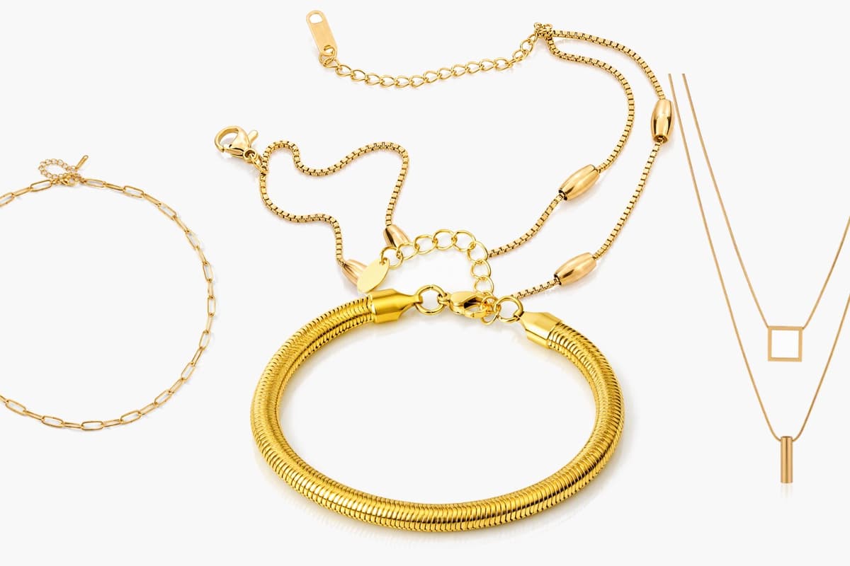Minimalist Paperclip Chain Necklace