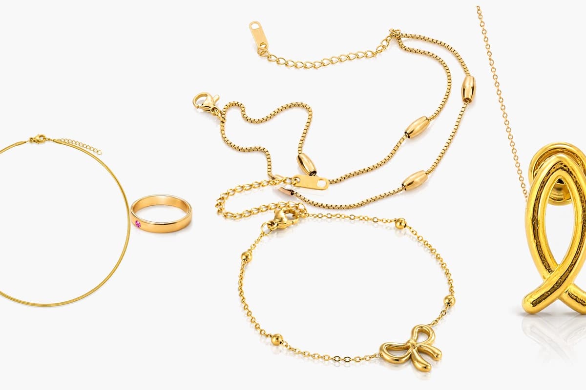 Dainty Three Star Charms Necklace