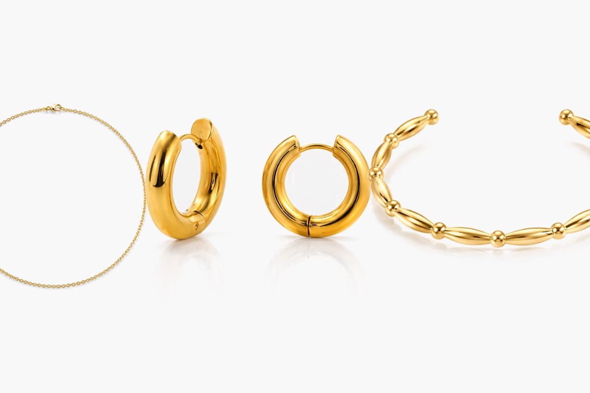 Minimalist Open Cuff Hoop Earrings