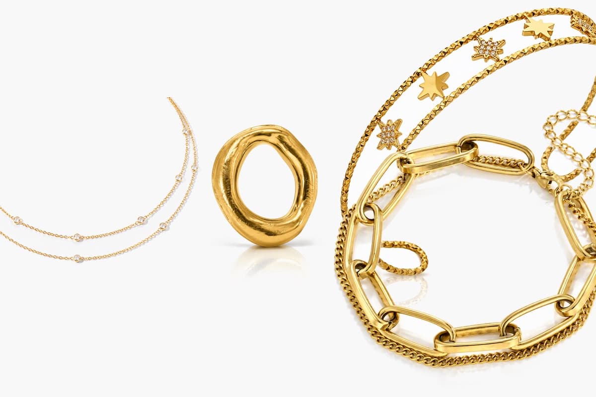 Dainty Double Layer Chain Necklace
