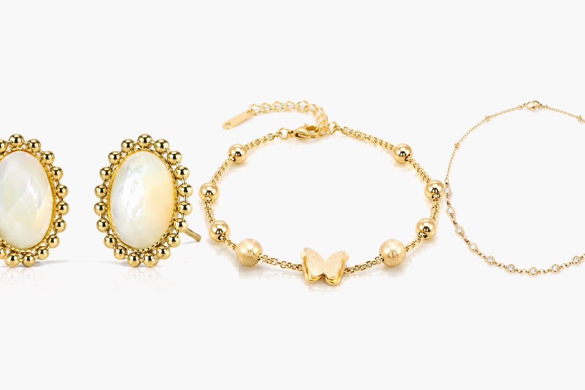 Vintage Oval Beaded Halo Stud Earrings