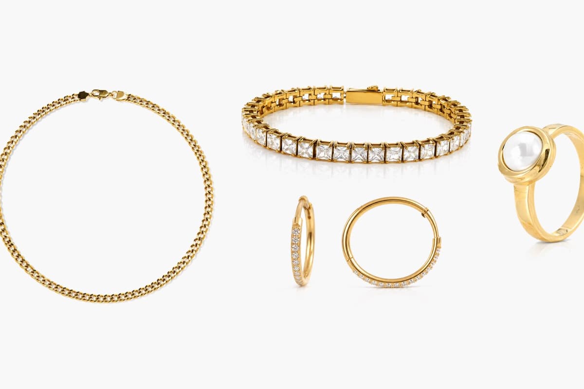 Dainty Paved Hoop Earrings