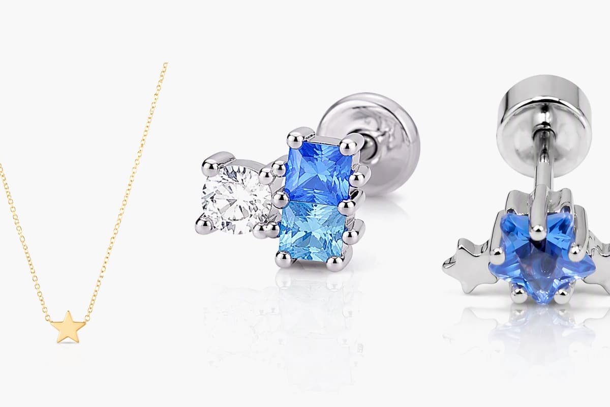 Geometric Stud Earrings