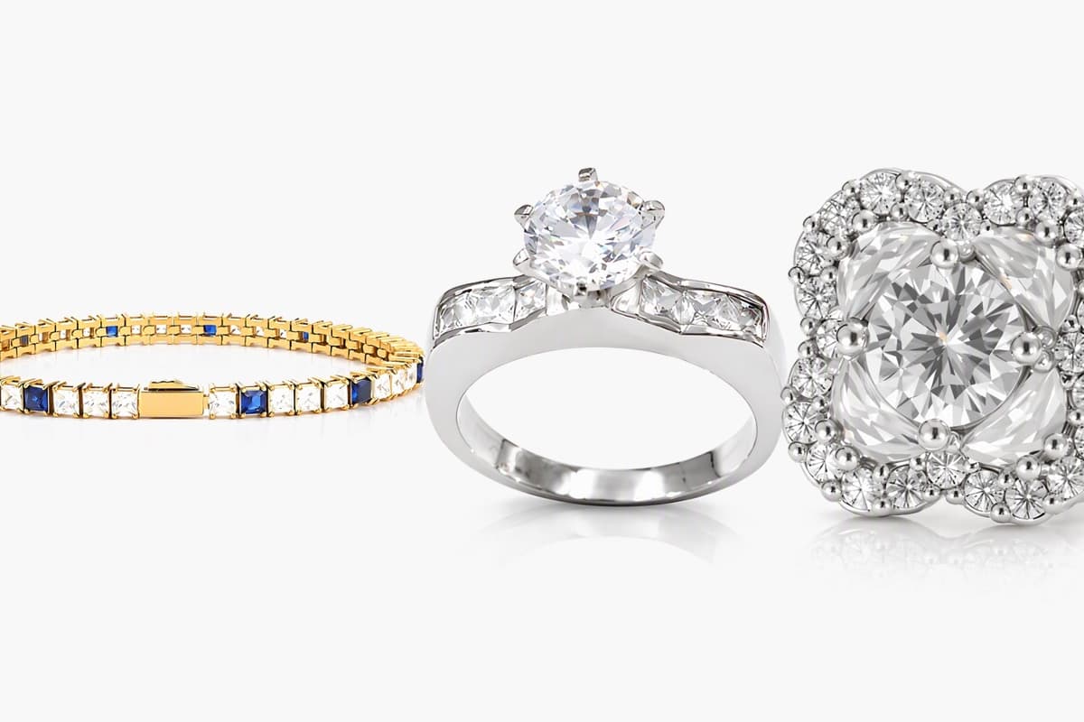 Dainty Flower Halo Stud Earrings