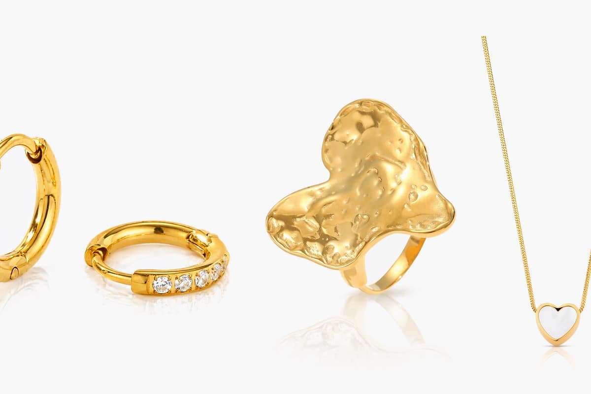 Dainty Paved Open Hoop Earrings