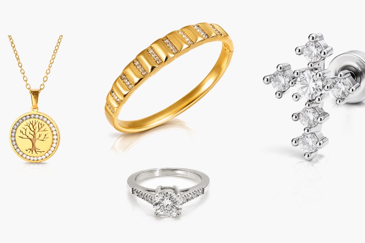 Cross Stud Earrings