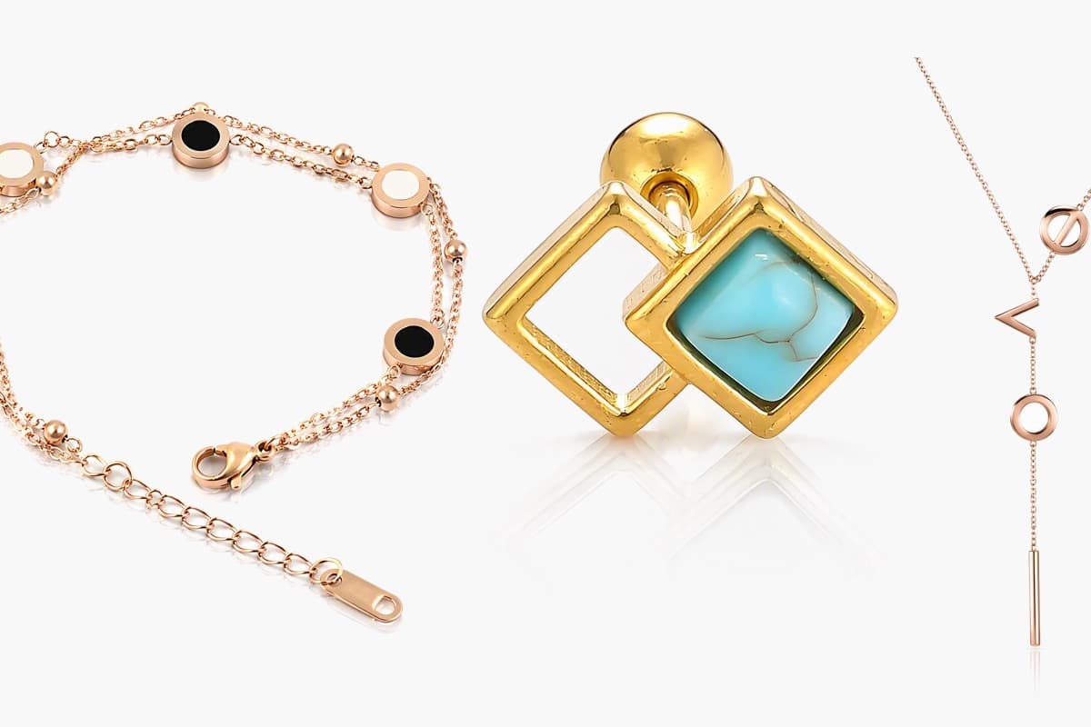 Minimalist Double Square Stud Earrings