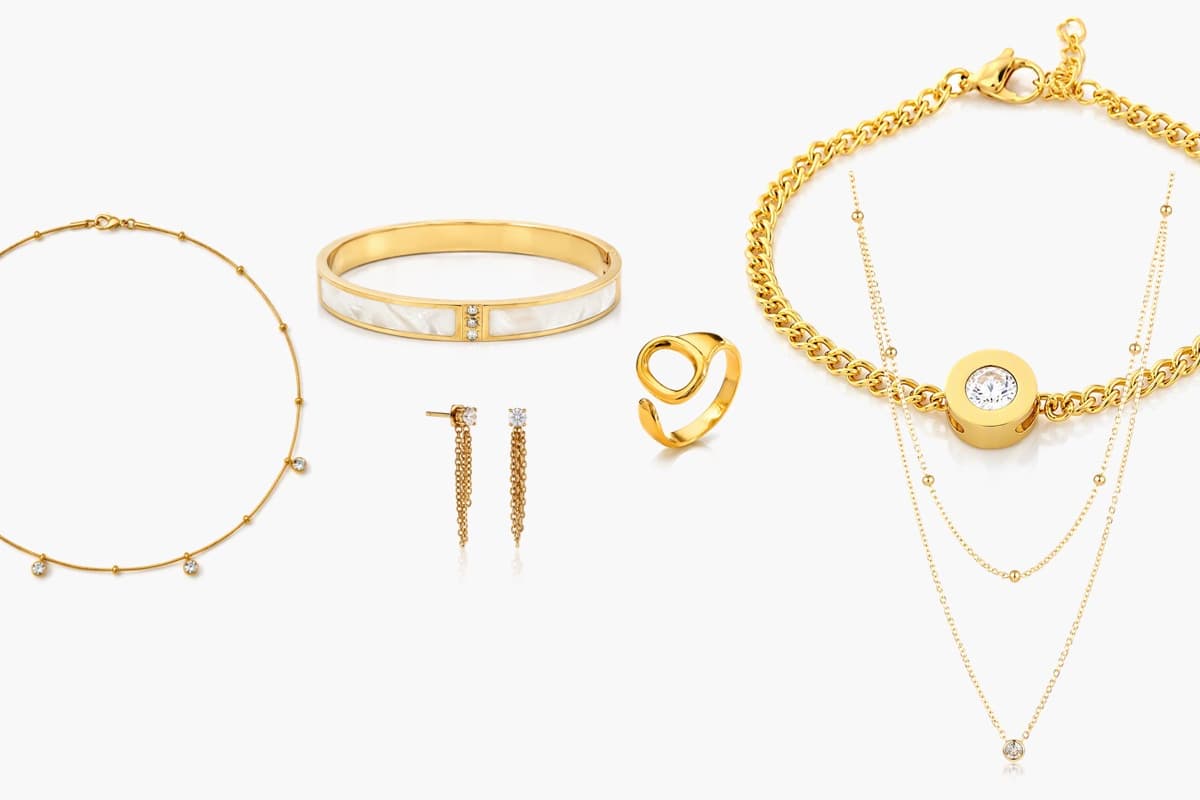 Dainty Chain Drop Earrings