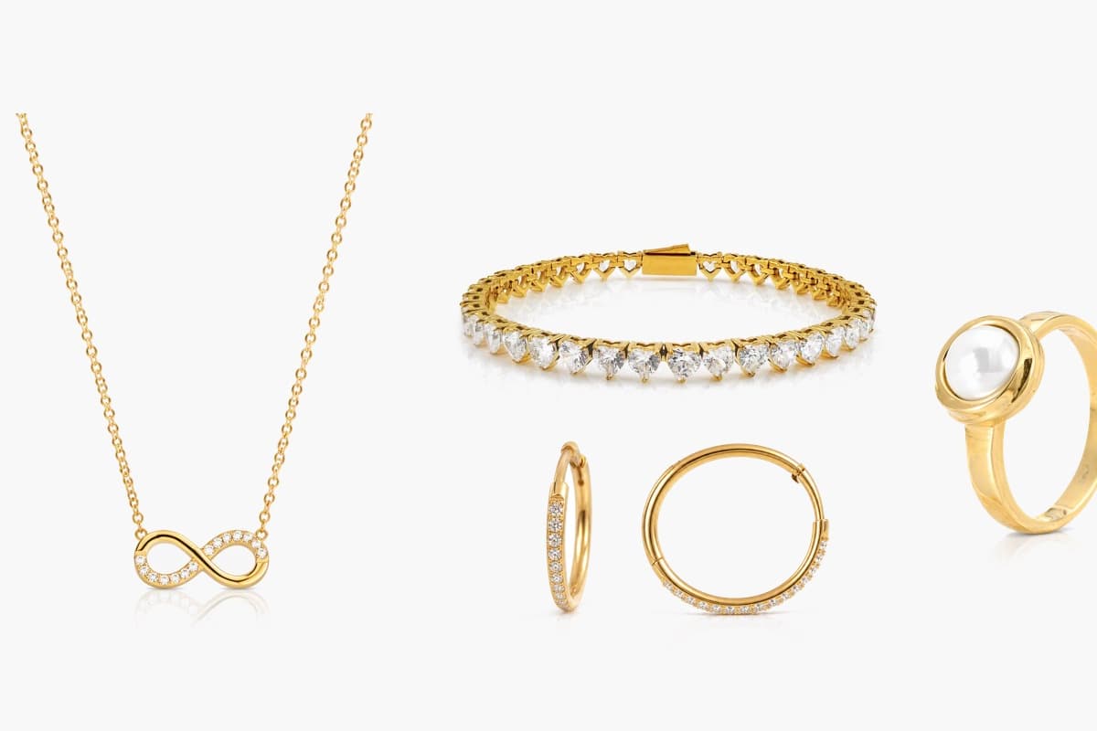 Dainty Paved Hoop Earrings