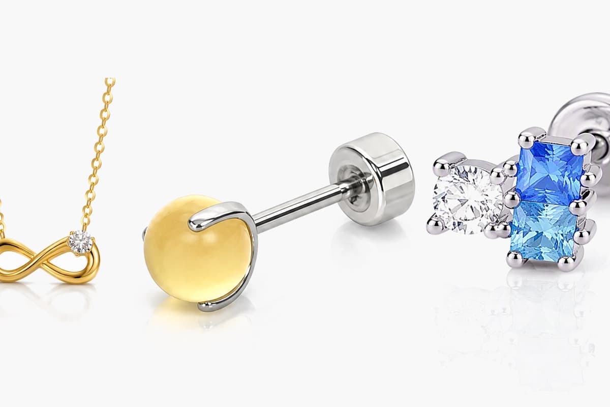 Cute Round Bezel Stud Earrings