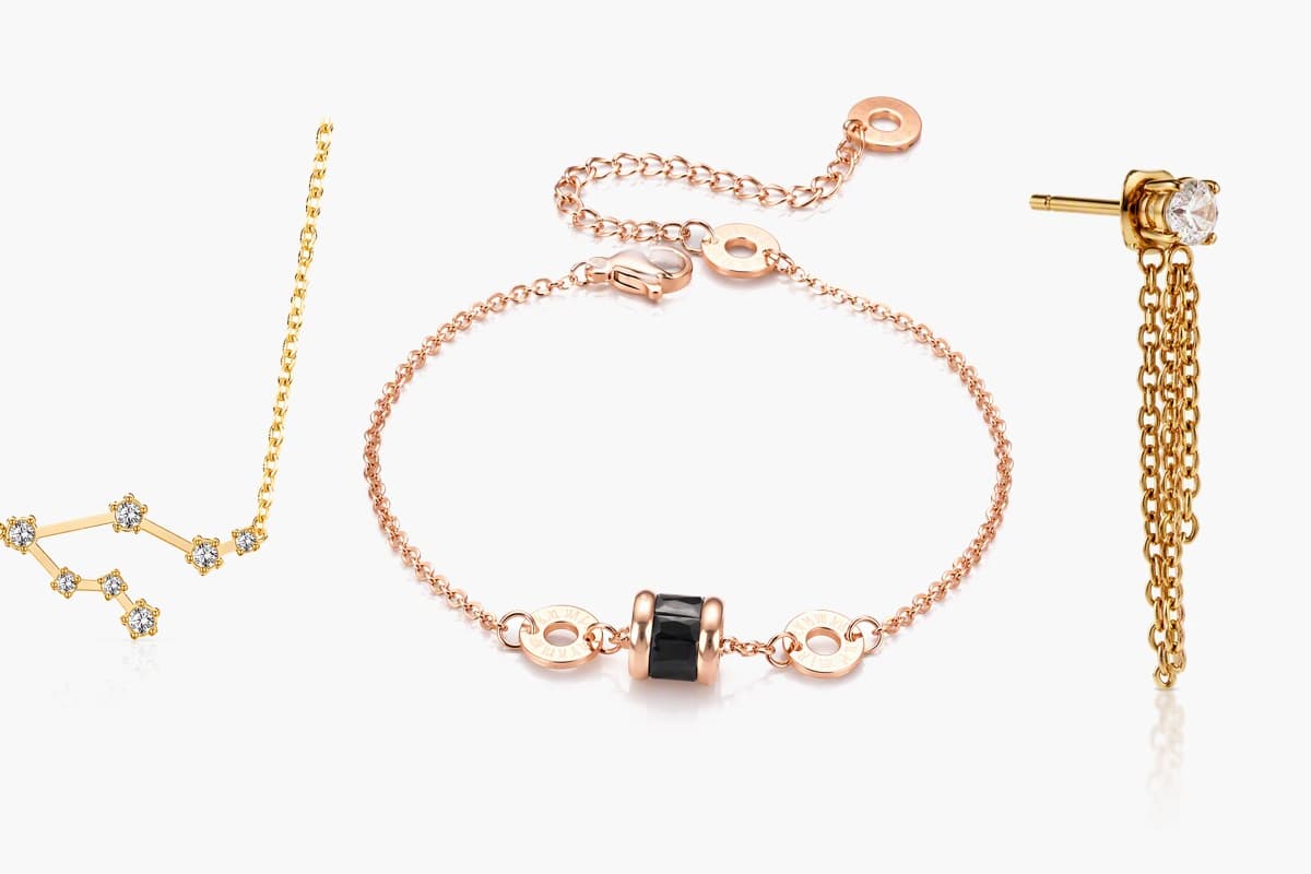 Dainty Chain Drop Earrings