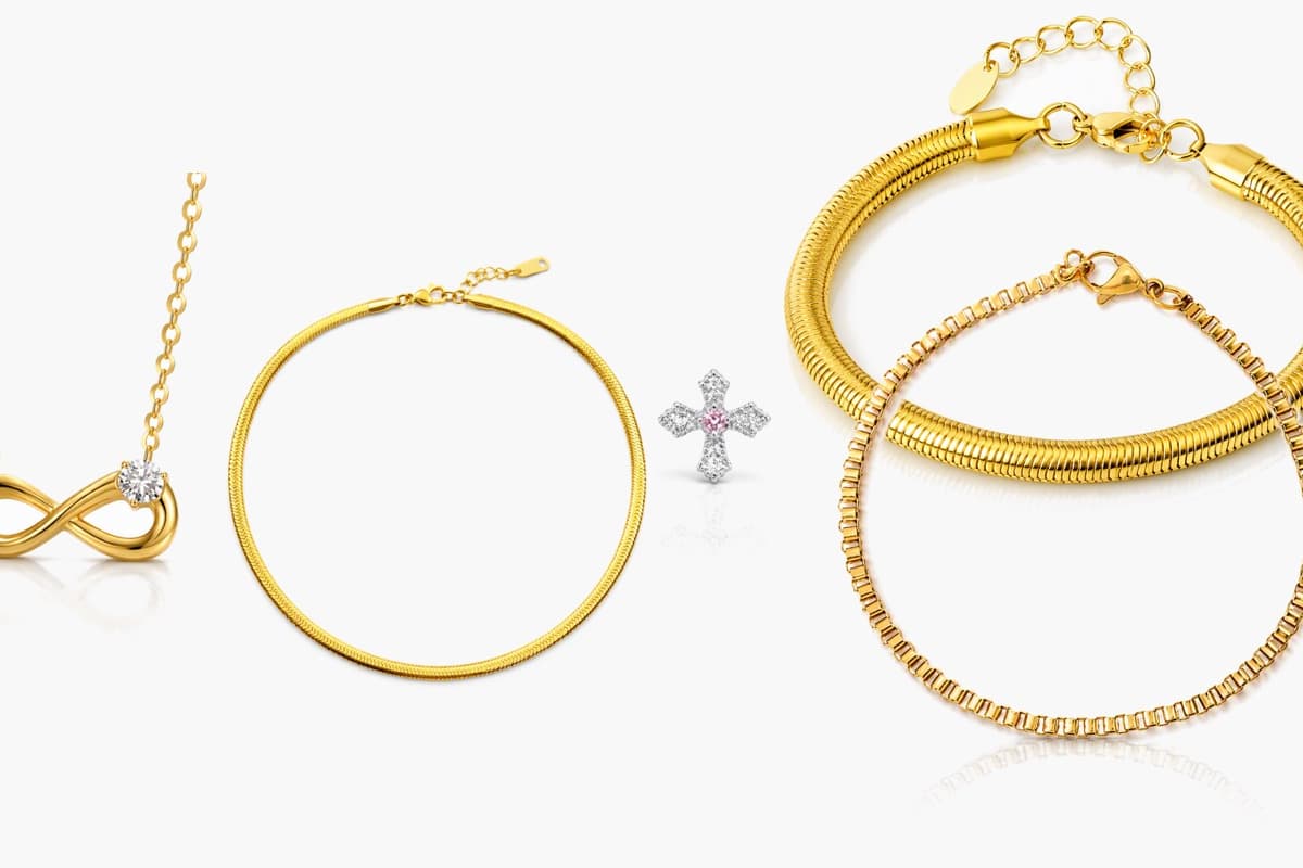 Dainty Cross Stud Earrings