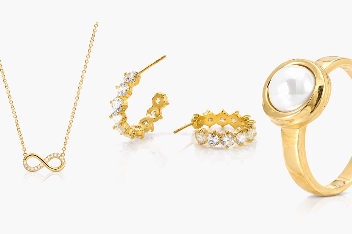 Dainty Stone Huggie Earrings