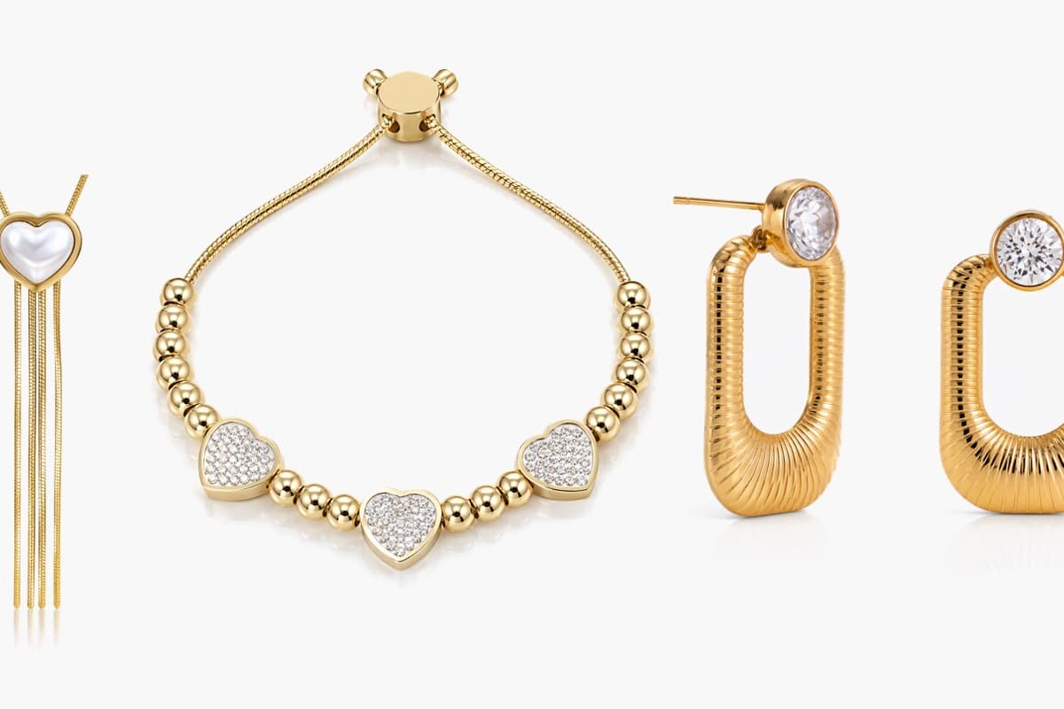 Trendy Ribbed Oval Drop Earrings