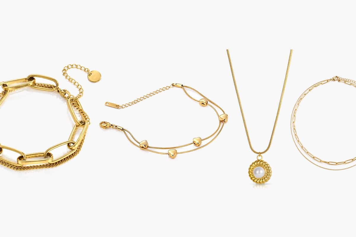 Trendy Double Layer Chain Bracelet