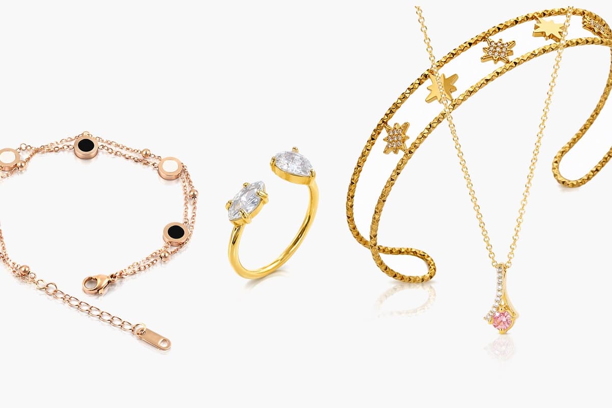 Dainty Stone Charm Necklace